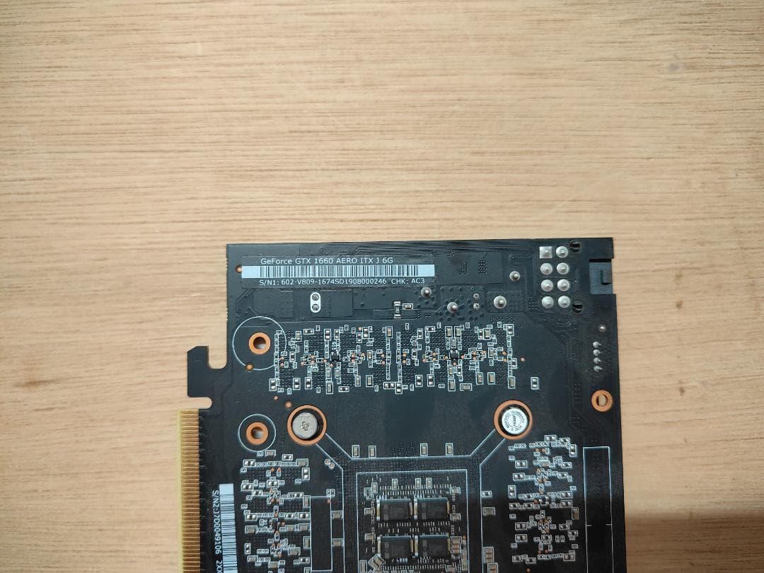グラフィックボード・グラボ・ビデオカード MSI GeForce GTX 1660 AERO ITX 6G OC