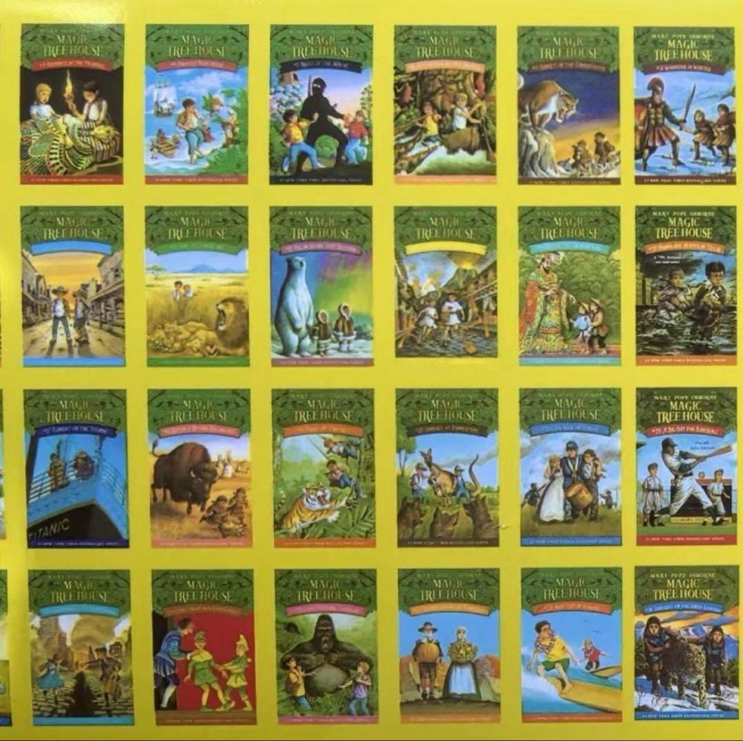 新品 Magic Tree House シリーズ1洋書 英語絵本 40冊