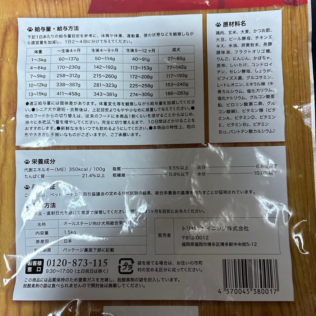 うまかUMAKA １.５kg×５個 プレミアムドッグフード