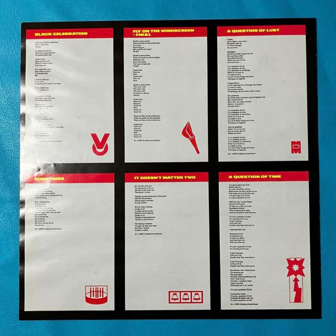 【見本盤LP】Depeche Mode 「Black Celebration」