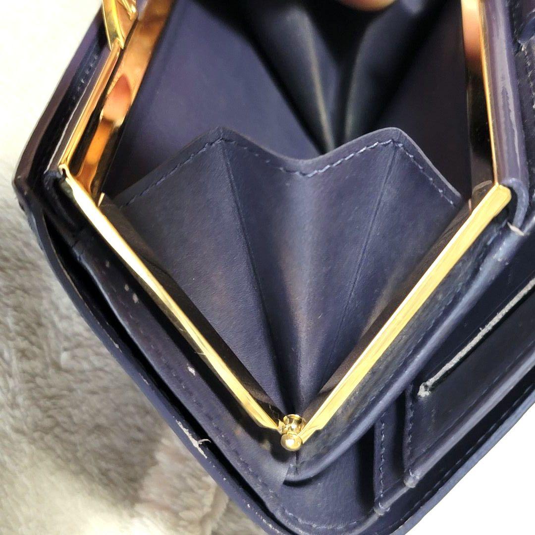 美品 ルイヴィトン モノグラム ポルトモネ ビエ ヴィエノワ がま口 二つ折り