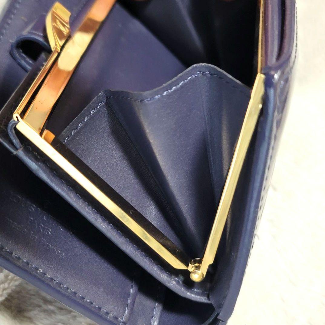 美品 ルイヴィトン モノグラム ポルトモネ ビエ ヴィエノワ がま口 二つ折り