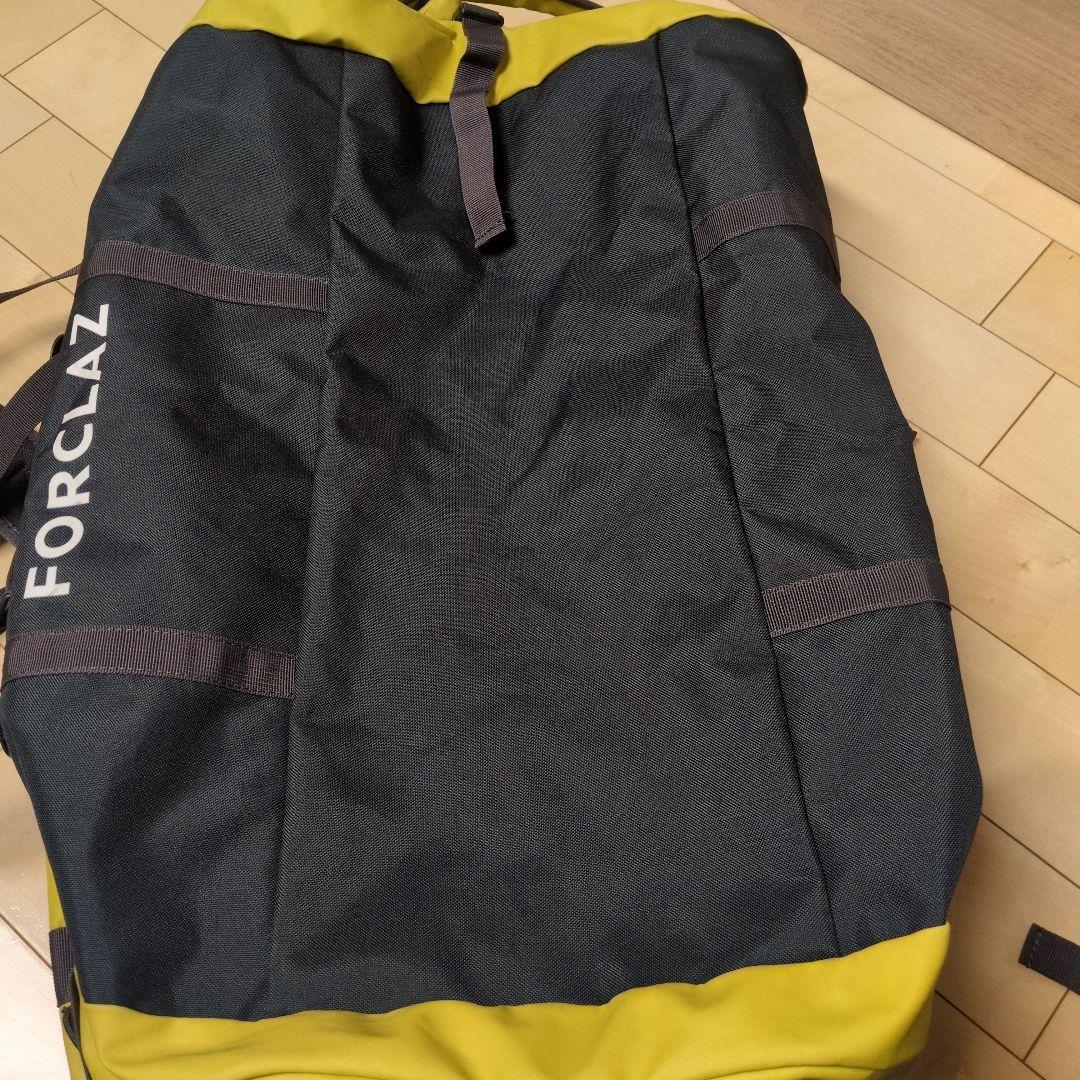 【uesama】デカトロン FORCLAZ リュック 80L-120L イエロー