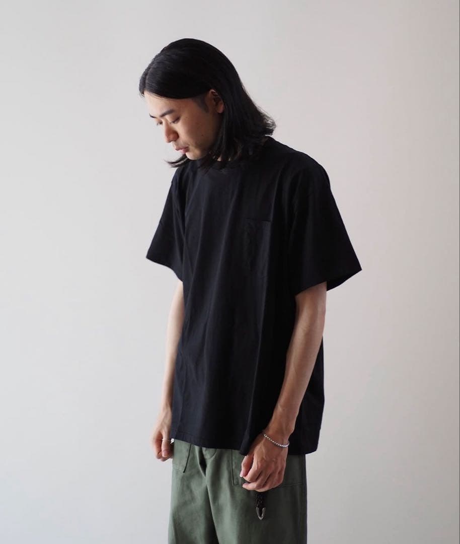 COMOLI SURPLUS Tシャツ Z01-05017 BLACK 4