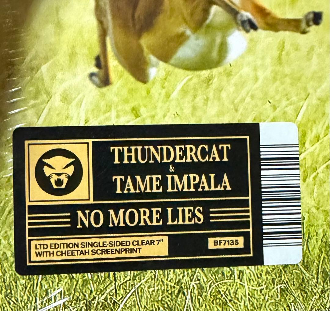 洋楽 THUNDERCAT & TAME IMPALA NO MORE LIES 7\"