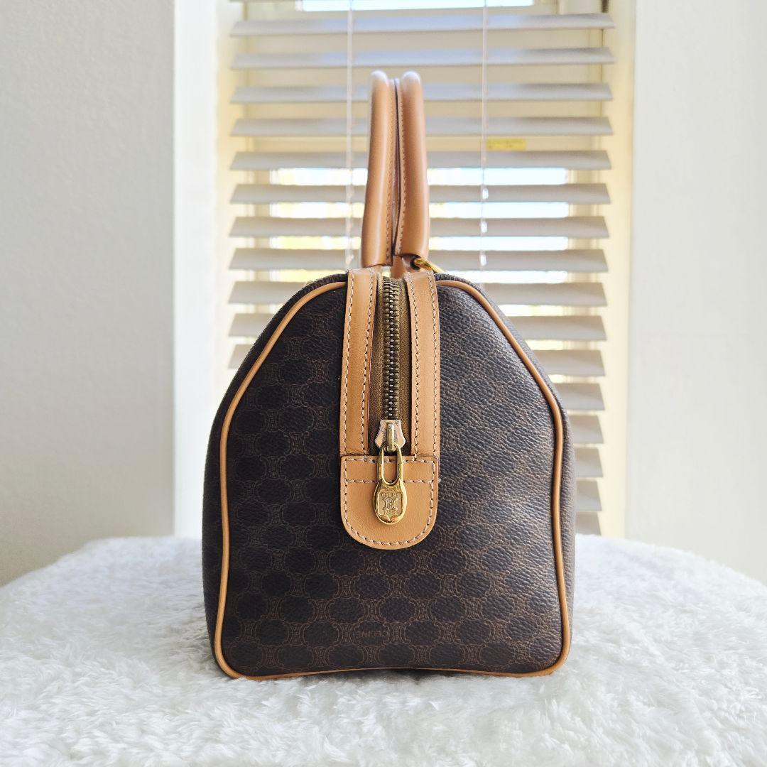 ⭐CELINE⭐ 美品 セリーヌ トリオンフ　ミニボストンバッグ マカダム柄