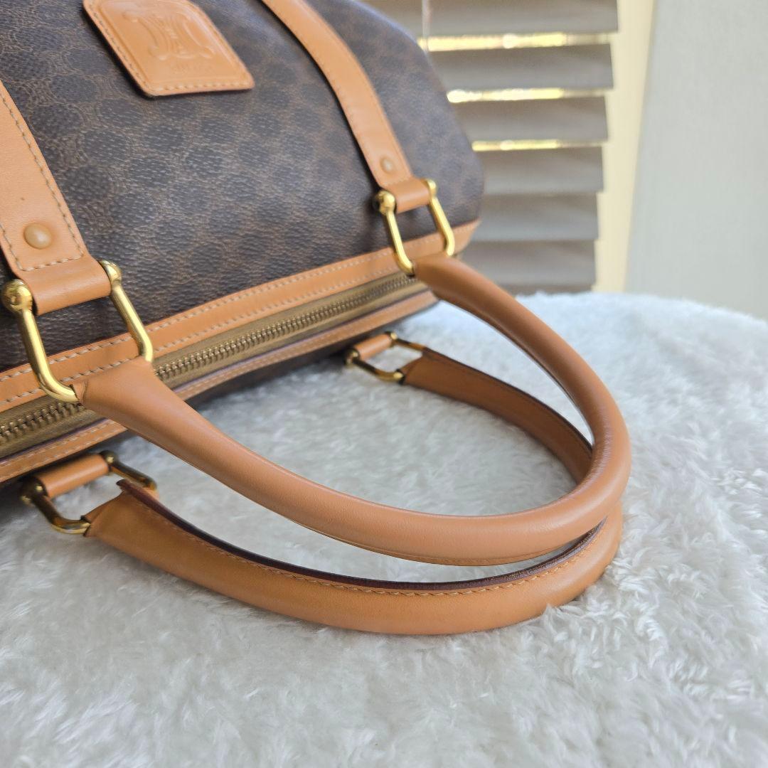 ⭐CELINE⭐ 美品 セリーヌ トリオンフ　ミニボストンバッグ マカダム柄