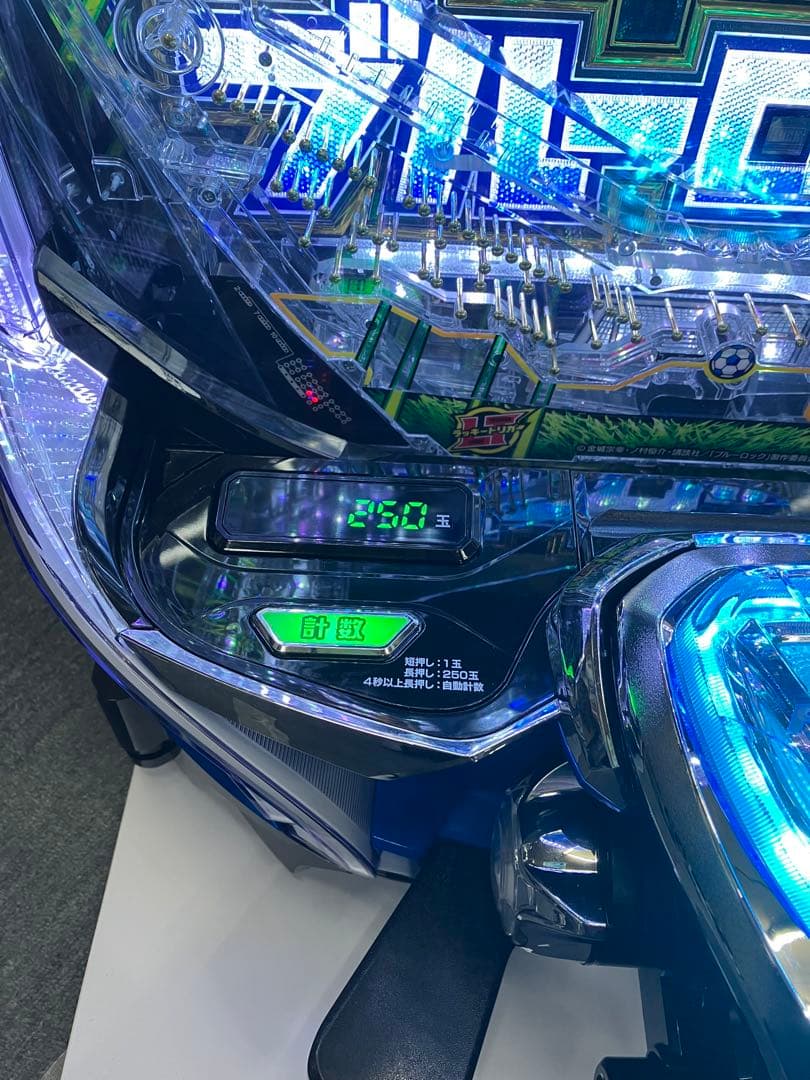 スマパチ実機 パチンコ ｅフィーバーブルーロックＭＺ 簡易ユニット付⭕️送料無料⭕️