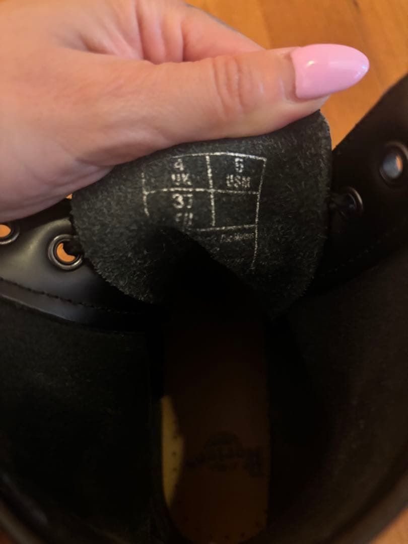 Dr. Martens 8ホール ブラック 37