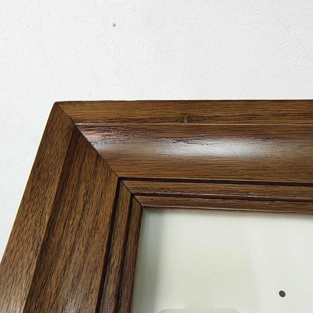 【Oak frame ／Wall clock】オーク材 掛時計 電波時計