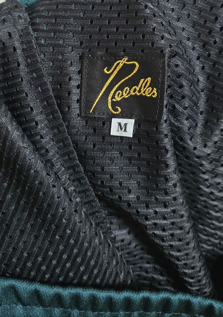 Needles STUDIOUS別注グリーン トラックパンツ　Mサイズ