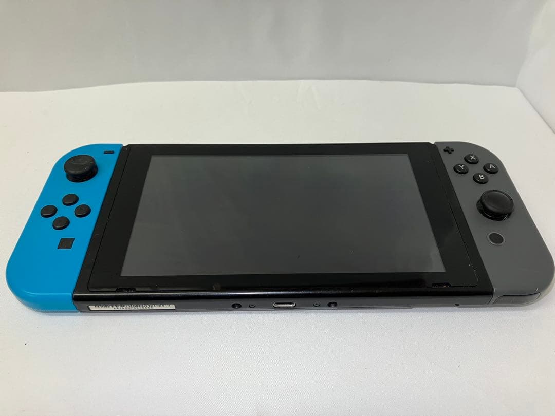 Nintendo Switch 本体 青　グレー ケース付