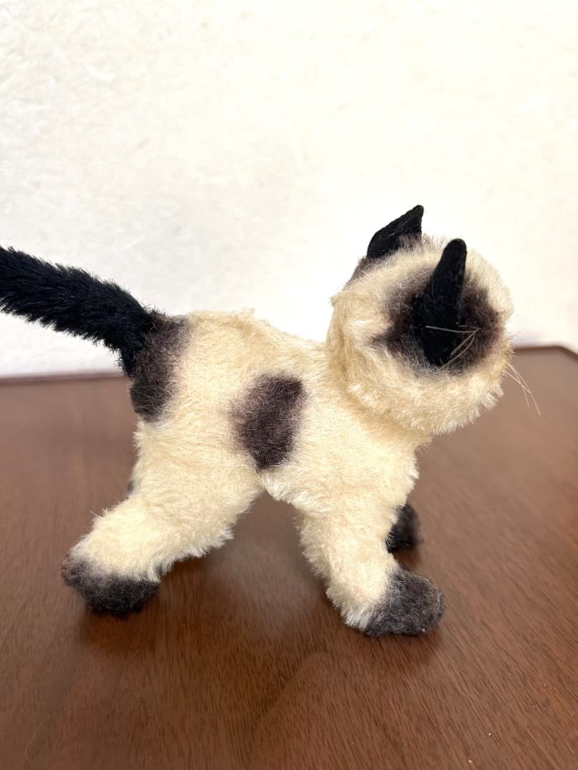 ヴィンテージ　シュタイフ　GUSSY　キャット　猫