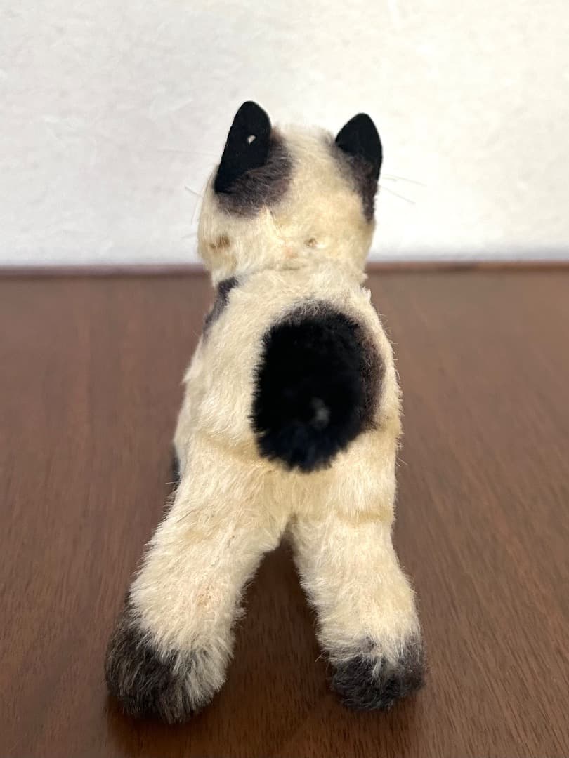 ヴィンテージ　シュタイフ　GUSSY　キャット　猫