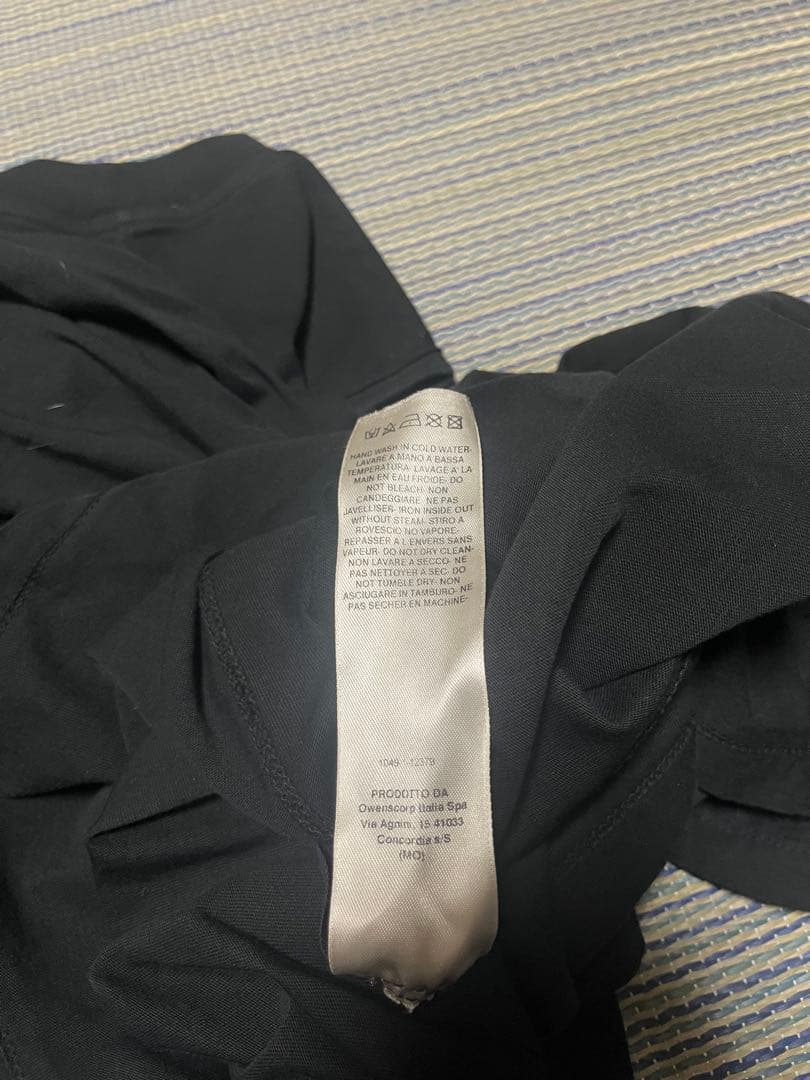 RICK OWENS DRKSHDWブラックノースリーブタンクトップ