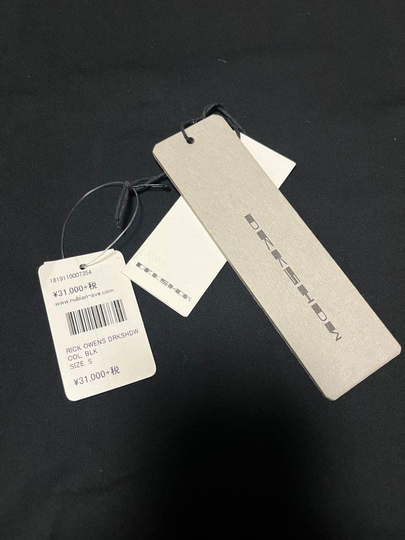 RICK OWENS DRKSHDWブラックノースリーブタンクトップ