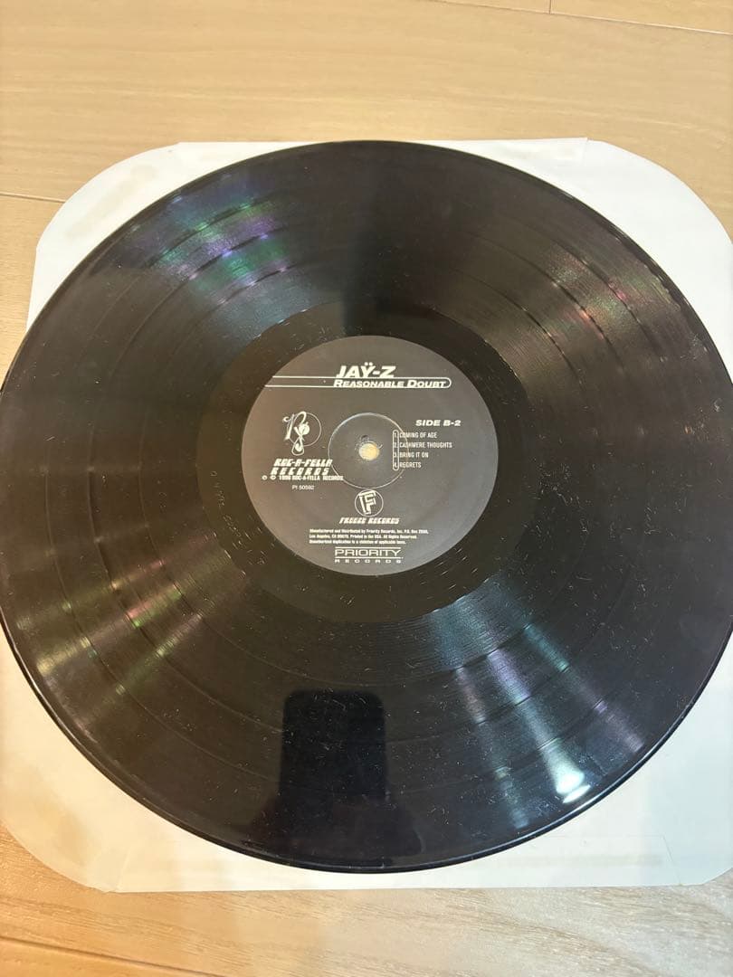 JAY-Z reasonable doubt 2LP USオリジナル盤