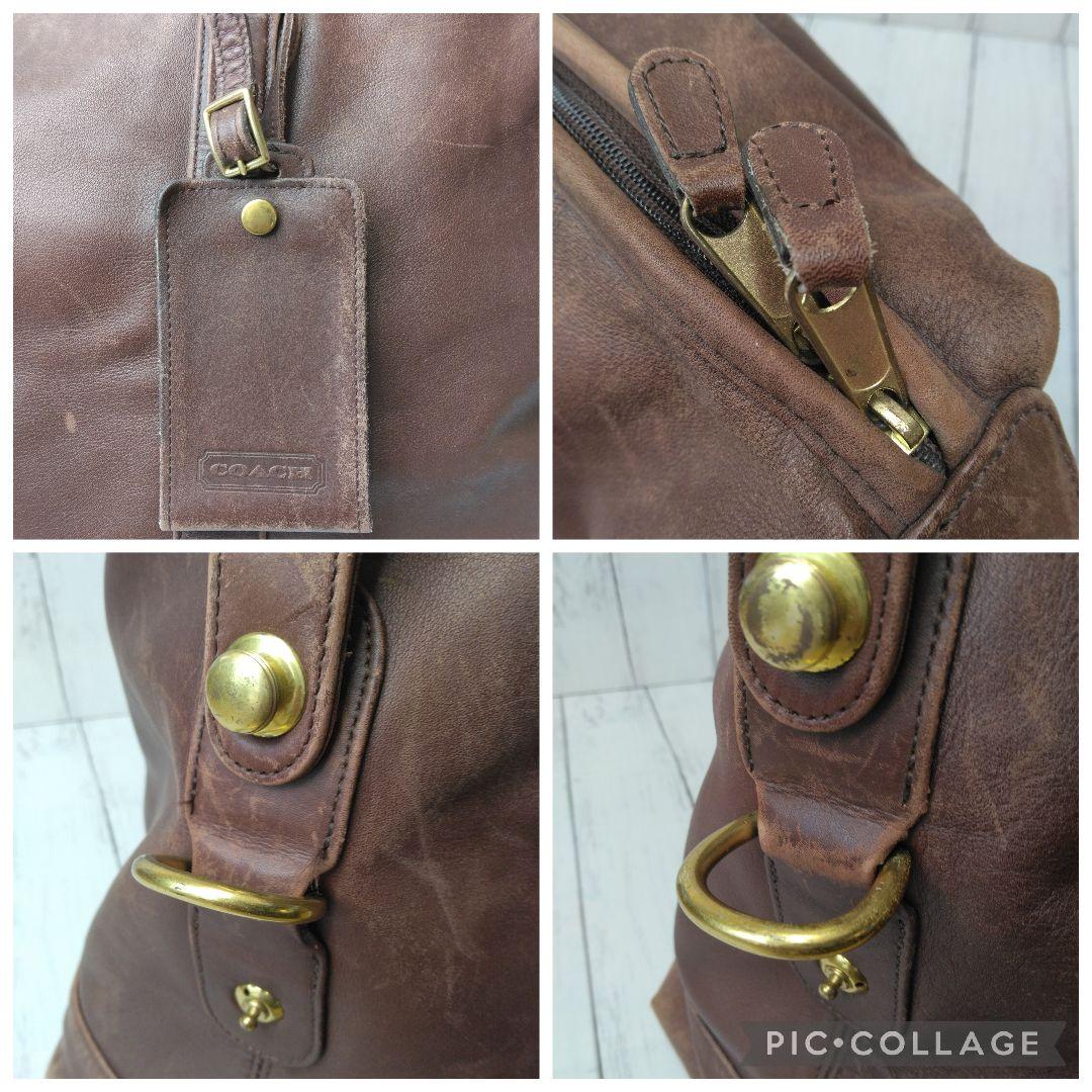 COACH ボストンバッグ　大型　57cm オールドコーチ　オールレザー