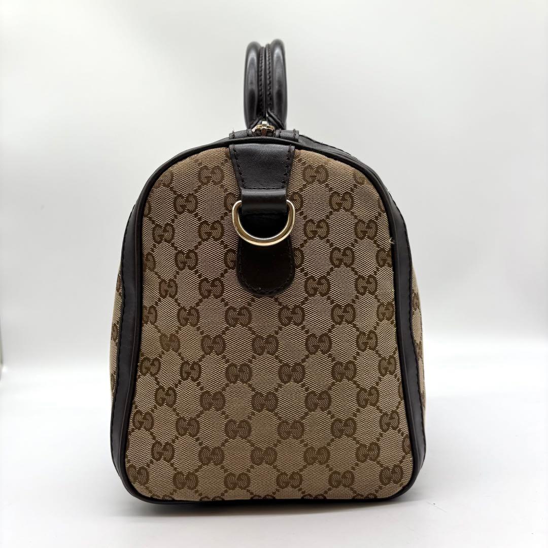 【極美品】GUCCI ボストンバッグ GGキャンバス シェリーライン 2way