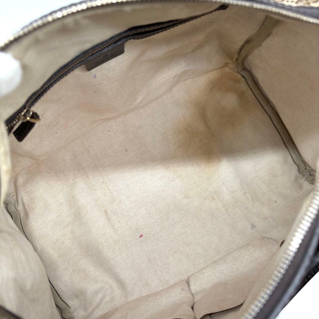 【極美品】GUCCI ボストンバッグ GGキャンバス シェリーライン 2way