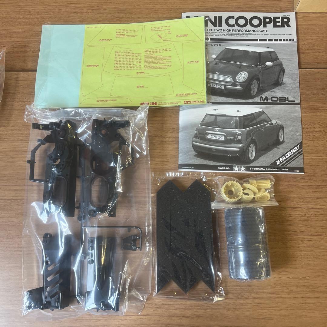 絶版！新品・未開封・身組立！タミヤ RC 初代 •ミニクーパー M-03L