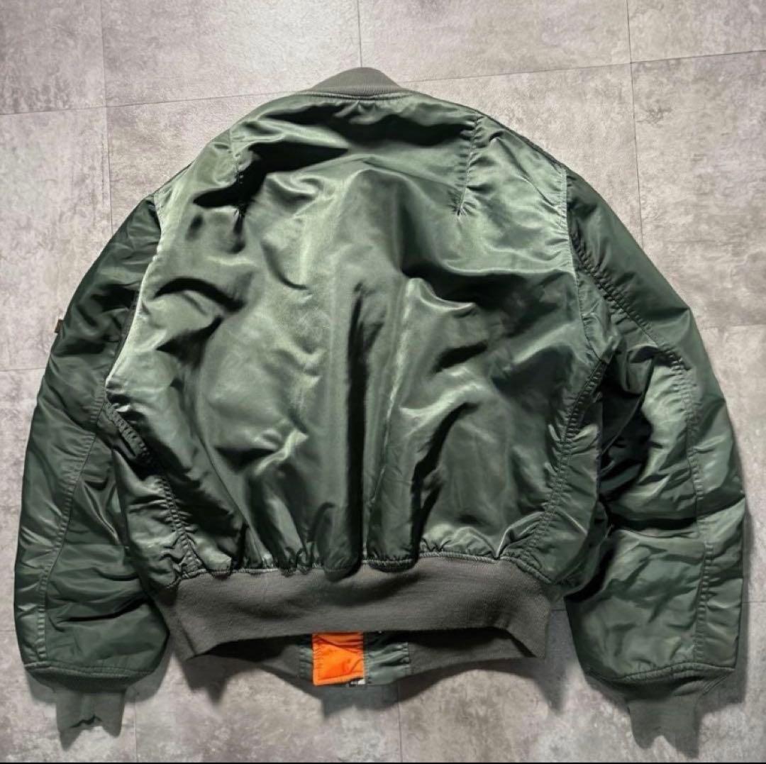 90s USA製　濃緑　alpha ma-1 reversible jkt