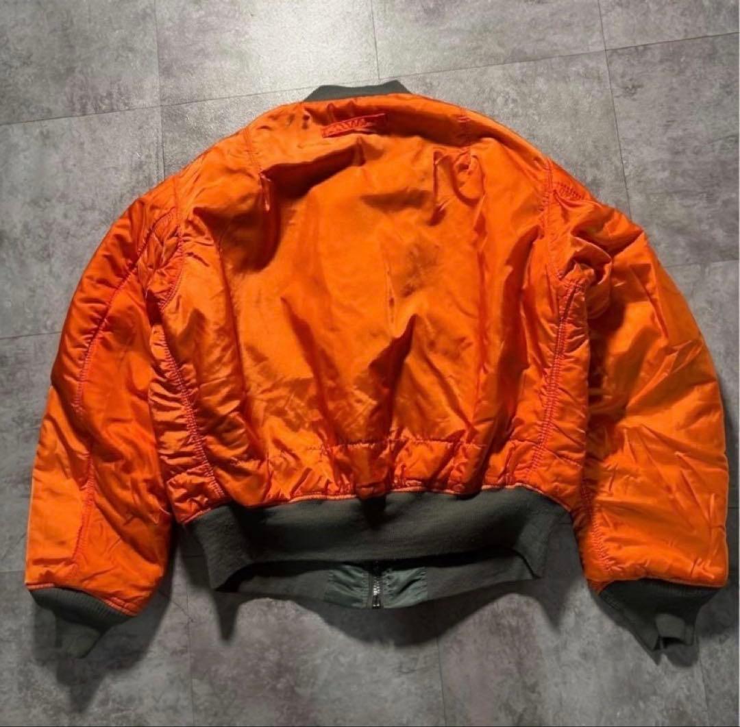 90s USA製　濃緑　alpha ma-1 reversible jkt