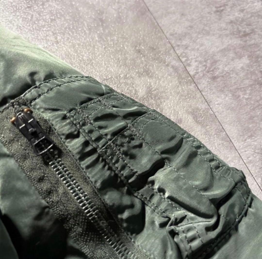 90s USA製　濃緑　alpha ma-1 reversible jkt