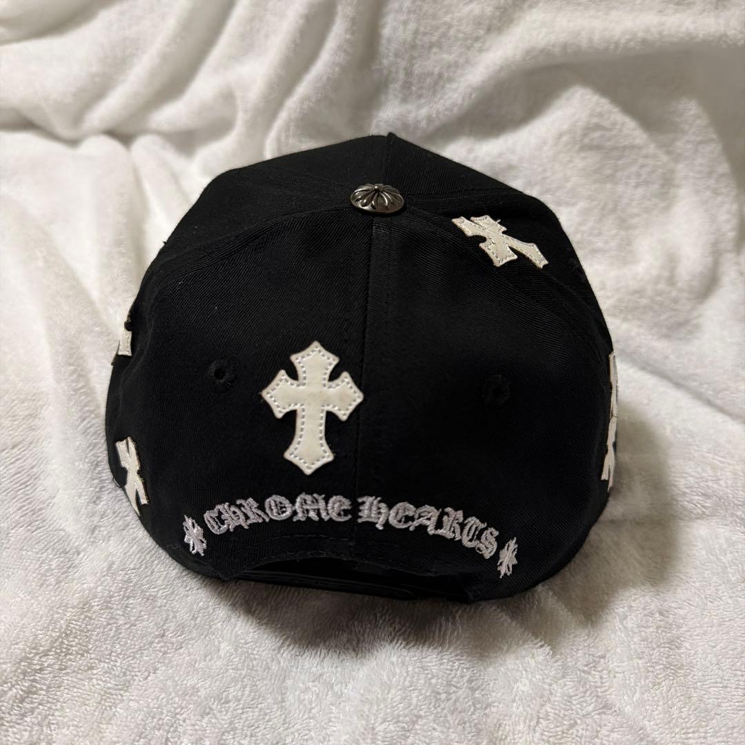 CHROME HEARTS クロス刺繍 ベースボールキャップ