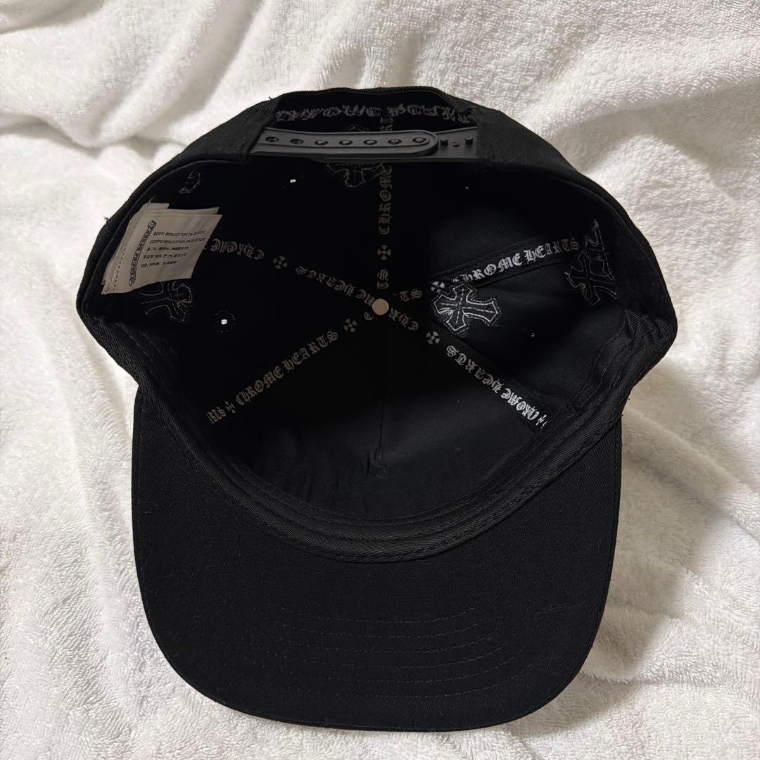 CHROME HEARTS クロス刺繍 ベースボールキャップ