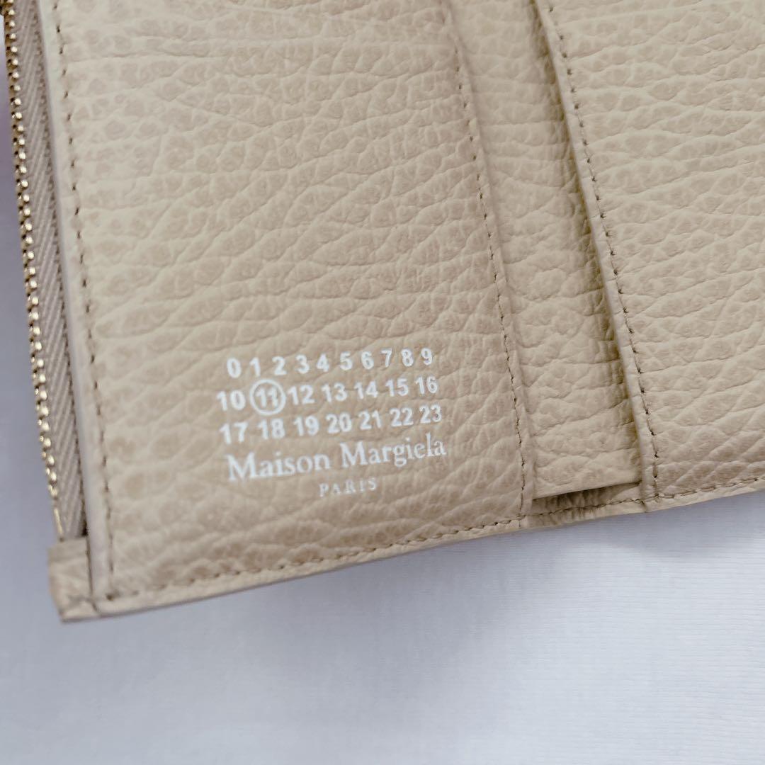 Maison Margiela ユニセックス 三つ折り財布 ベージュ