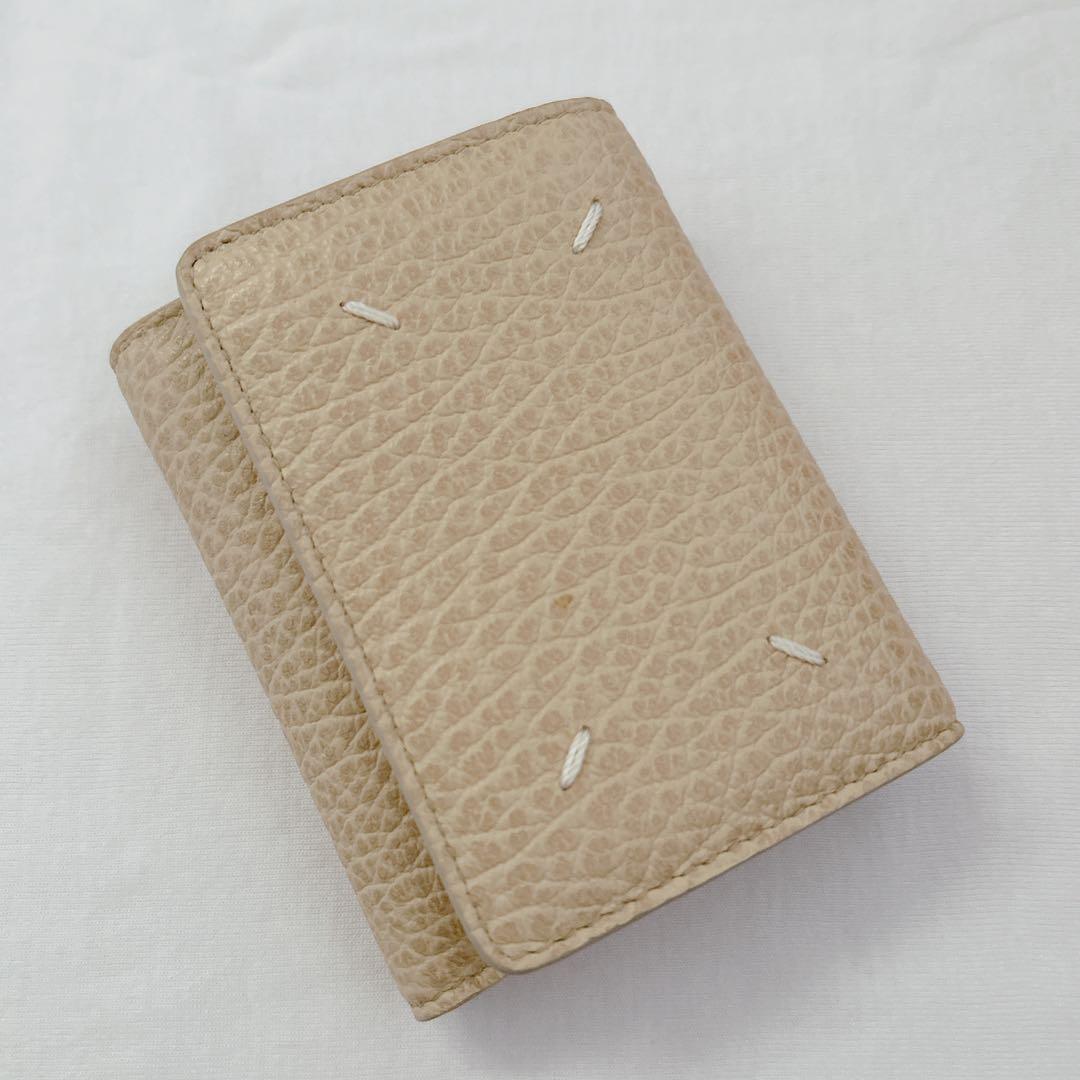 Maison Margiela ユニセックス 三つ折り財布 ベージュ