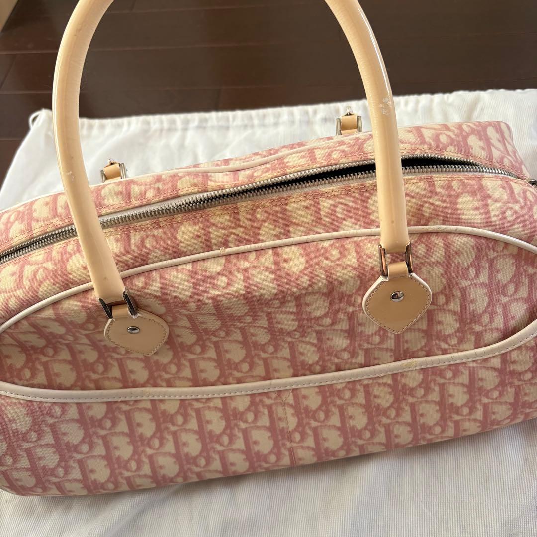 Dior トロッター ボストンバッグ ピンク ディオール