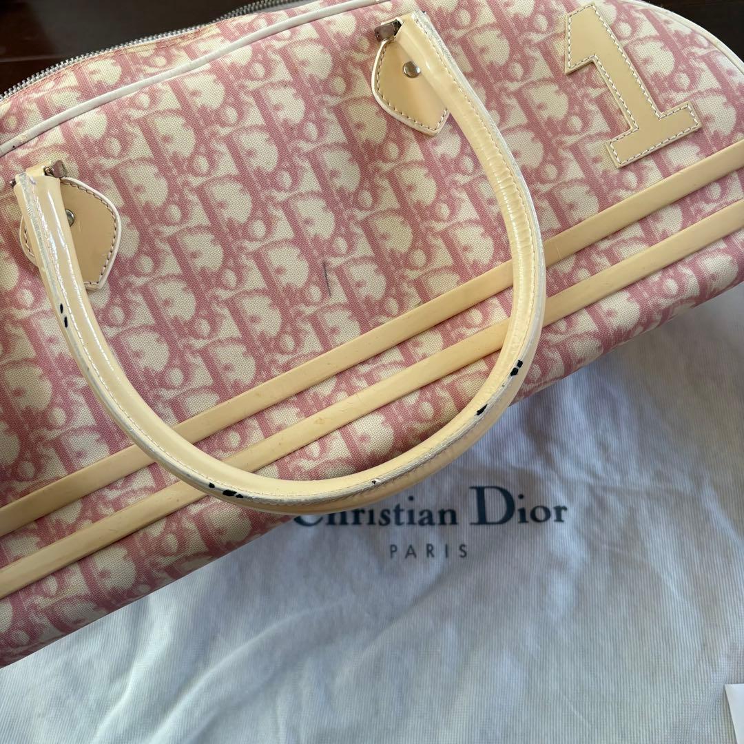 Dior トロッター ボストンバッグ ピンク ディオール