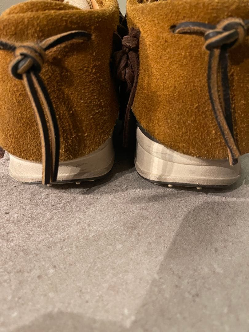 靴 visvim FBT Fringed Suede Sneakers