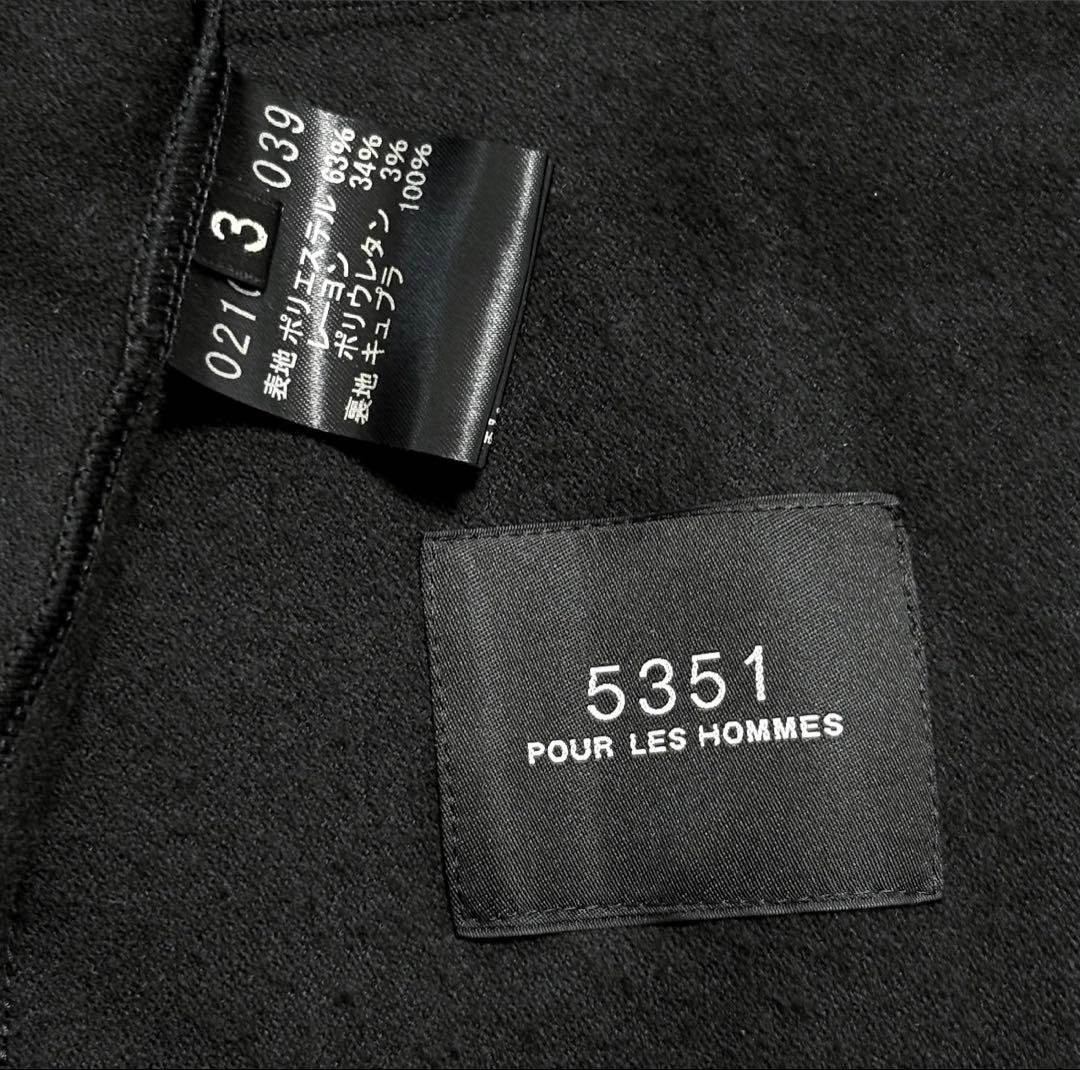 良品　5351 POUR LES HOMMES アンコンジャケット　ストレッチ