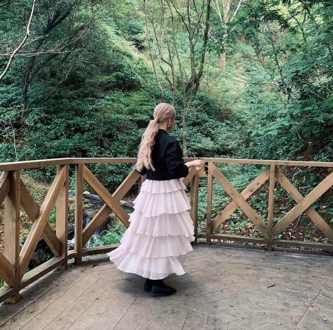 madder madder 視界に入るのはお茶と LONG SKIRT ピンク