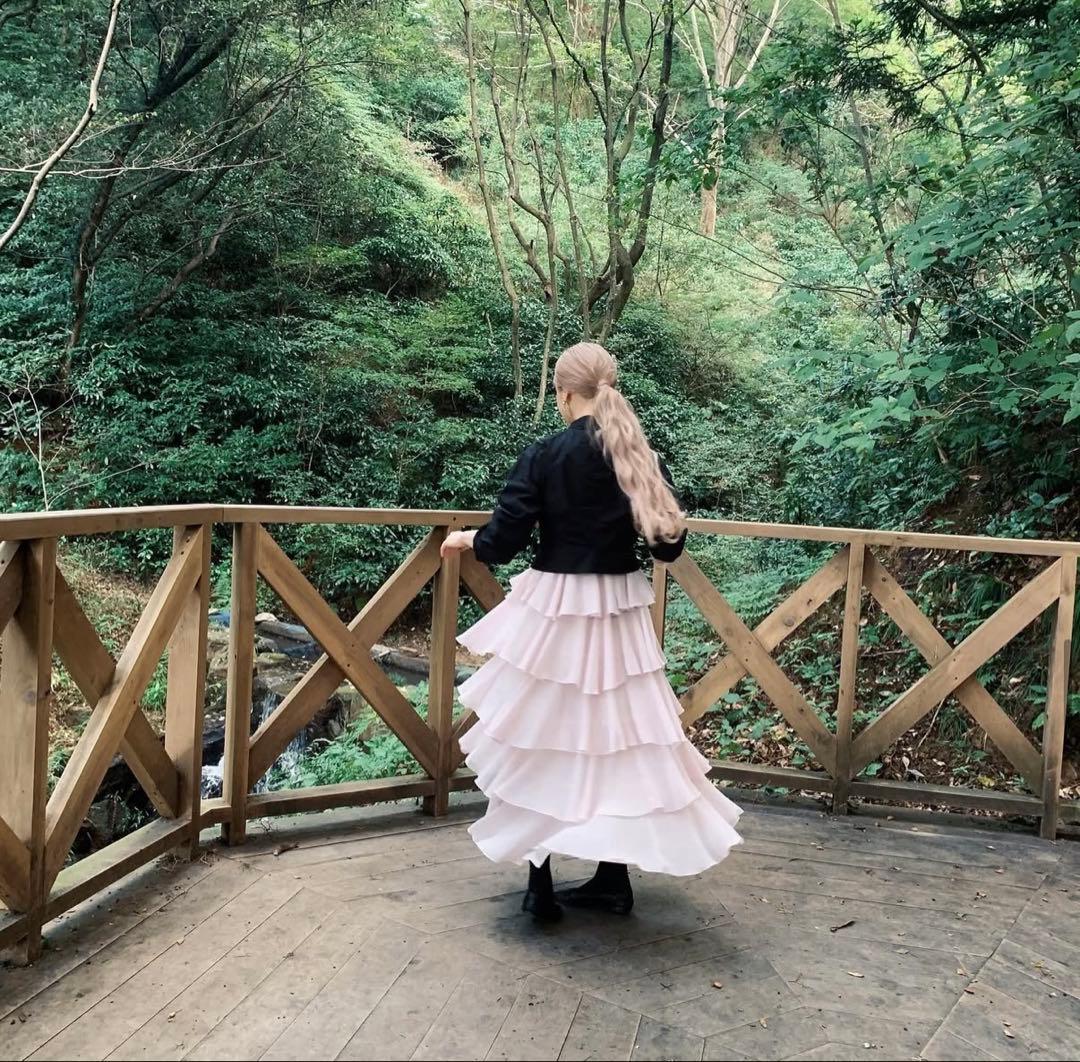 madder madder 視界に入るのはお茶と LONG SKIRT ピンク