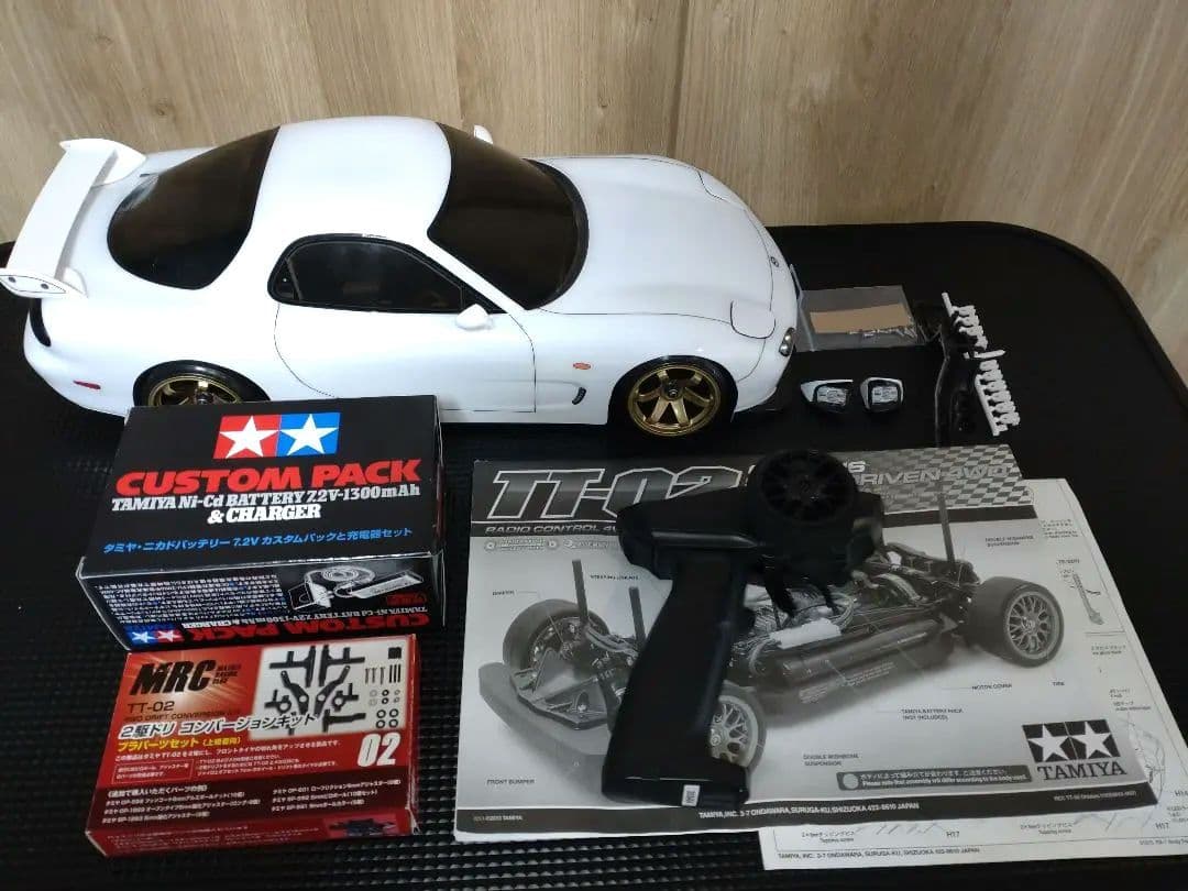 未走行 タミヤ tt02 MRC 2駆ドリ コンバージョン おまけ フルセット