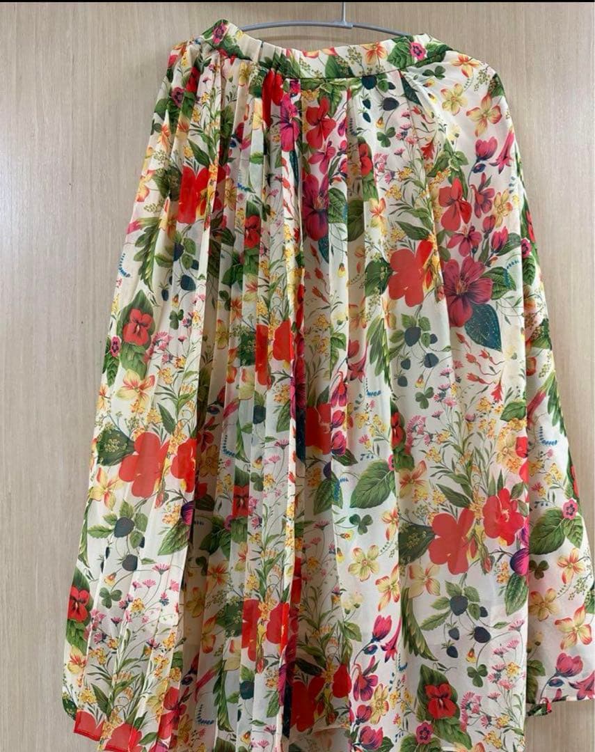 グレース　コンチネンタル　スカート ボタニカル　イエロー　フラワー　完売
