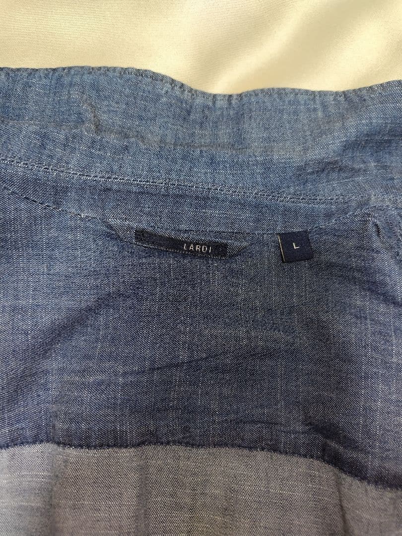 LARDINI テーラードジャケット デニムジャケット インディゴ