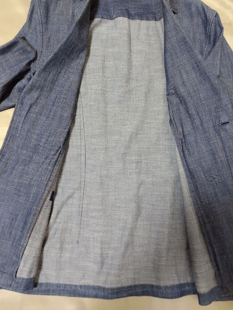 LARDINI テーラードジャケット デニムジャケット インディゴ