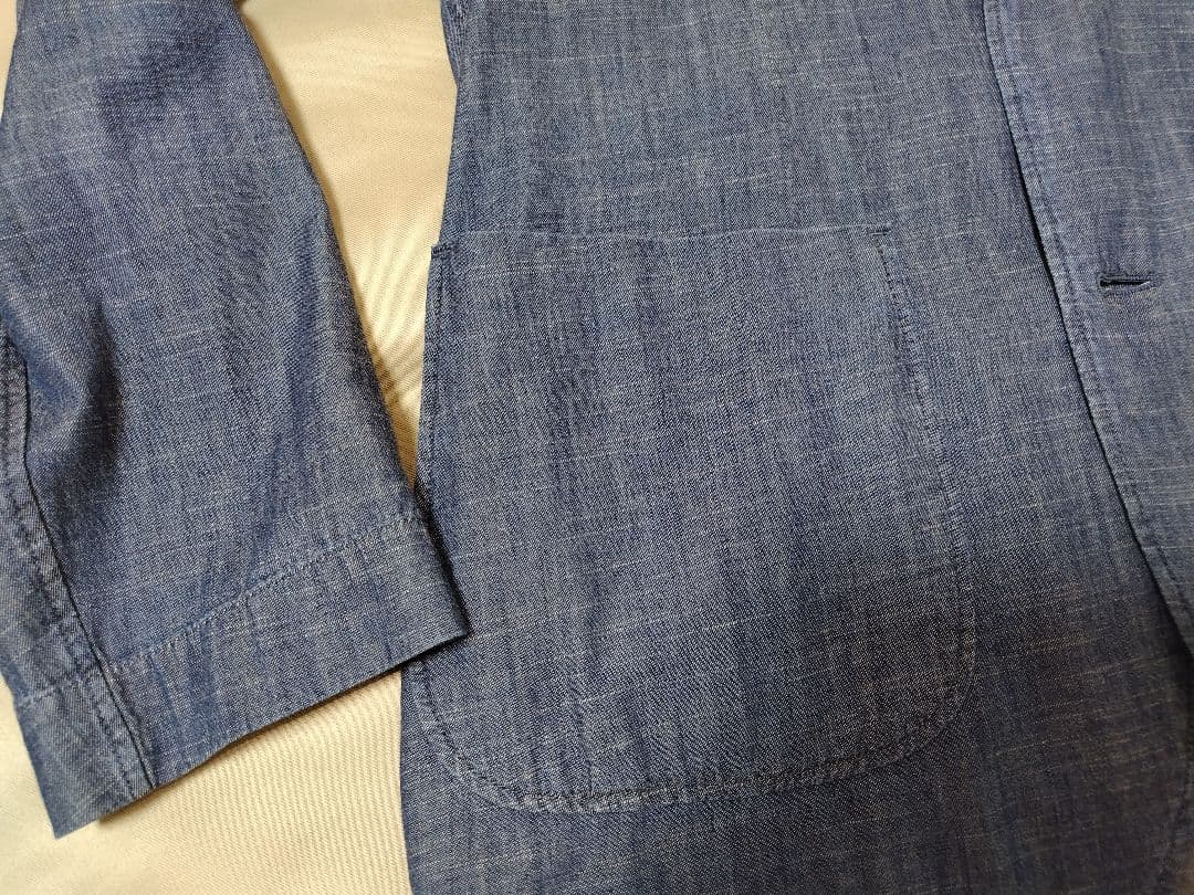 LARDINI テーラードジャケット デニムジャケット インディゴ