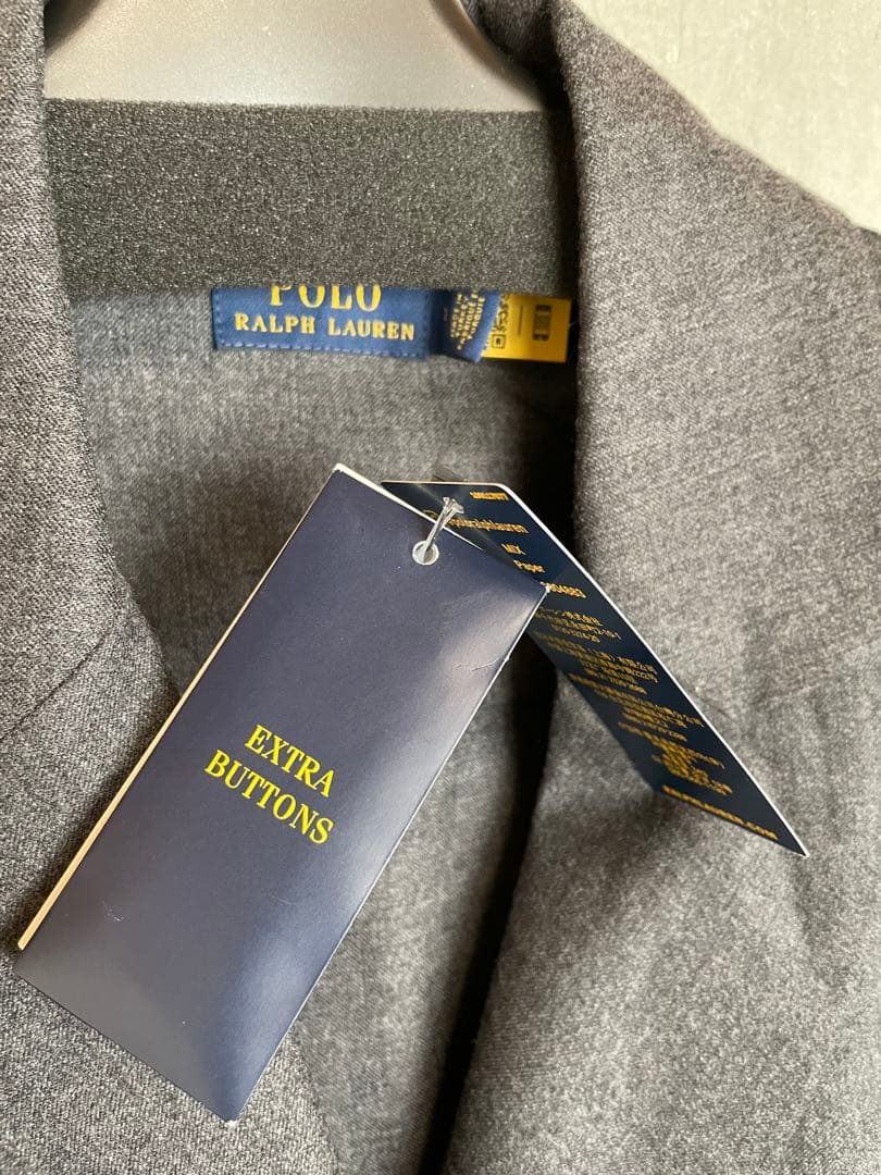 POLO RalphLauren 薄手テーラードジャケット ウエストリボン付き