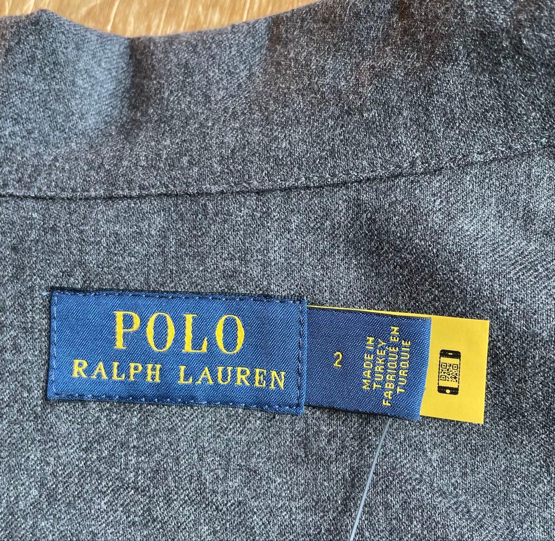 POLO RalphLauren 薄手テーラードジャケット ウエストリボン付き