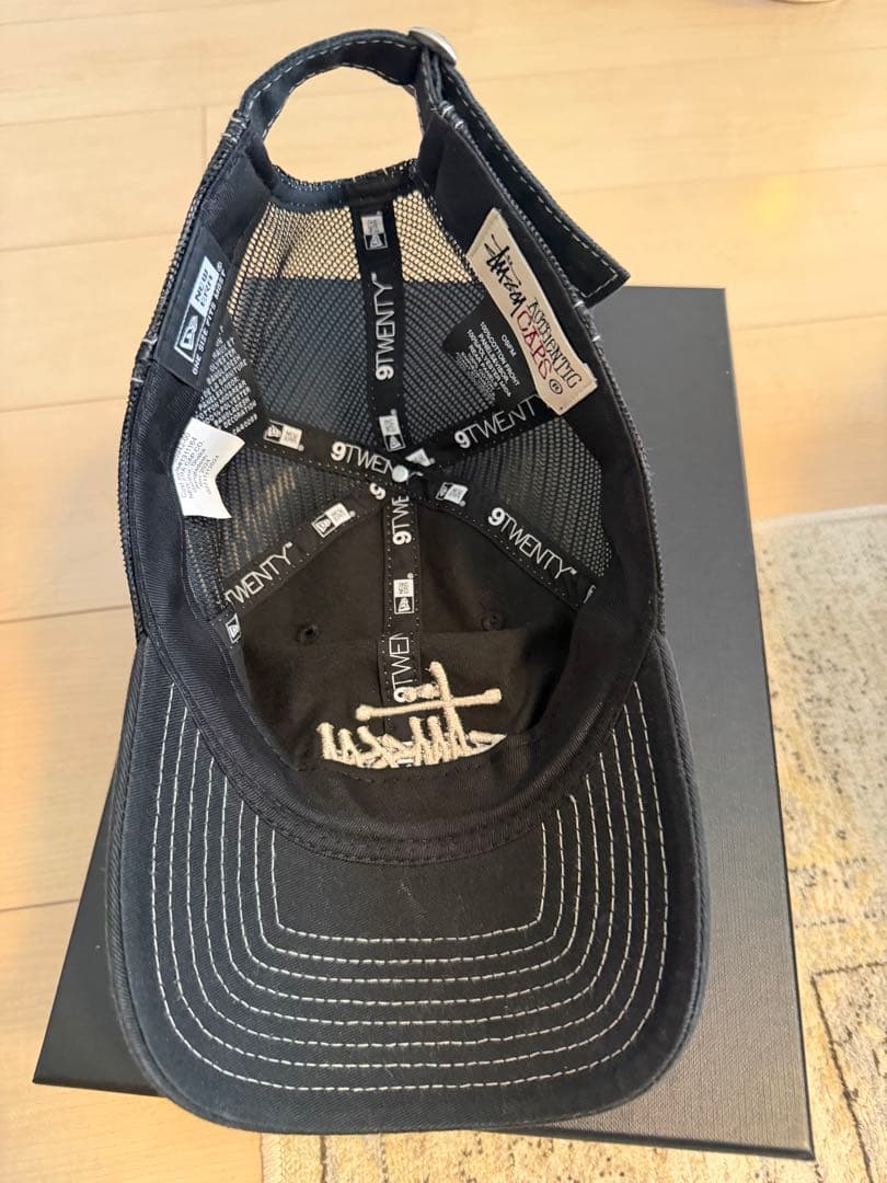 Stussy 9TWENTY ブラックキャップ 調整可能