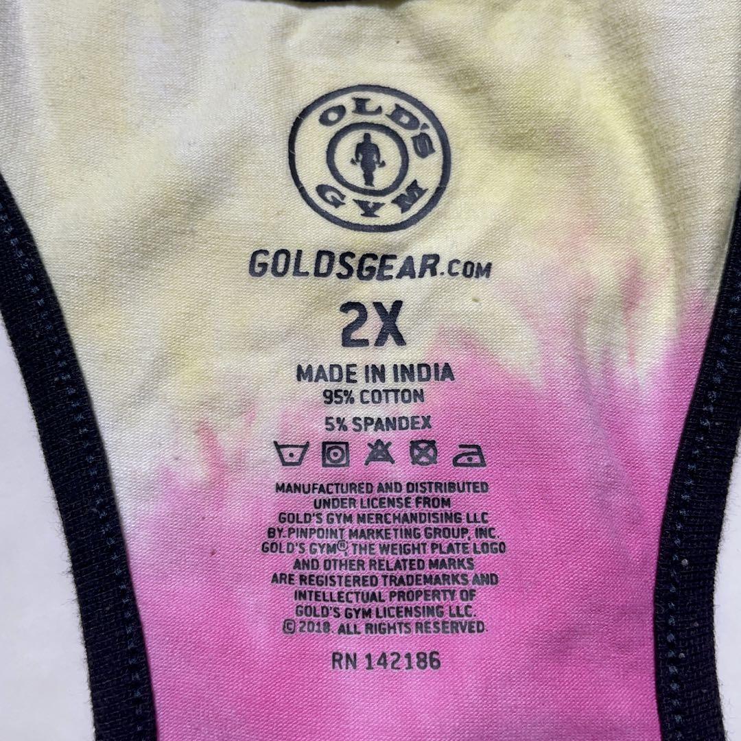 【超希少色】2XL GOLD'S GYM リンガータンクトップ