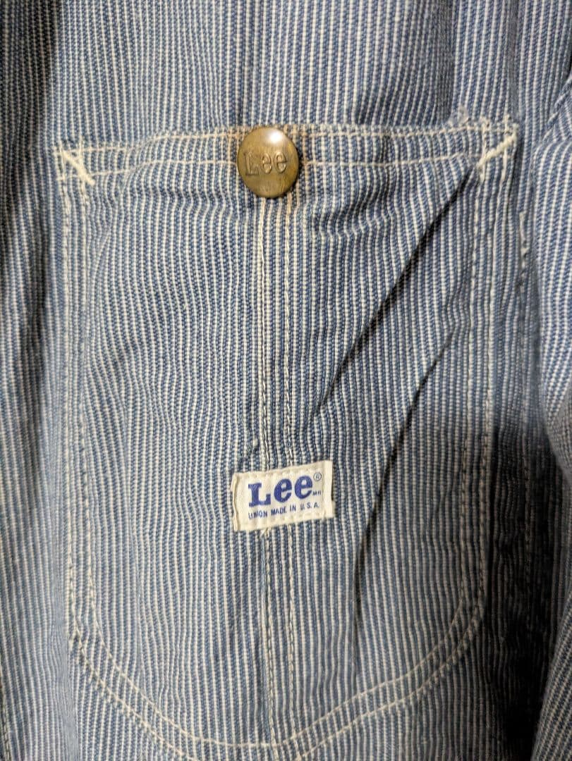 希少 Lee カバーオール ピンストライプ　ヴィンテージ　96j 60s 70s