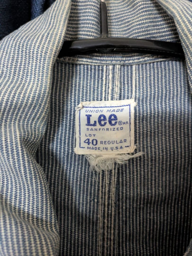 希少 Lee カバーオール ピンストライプ　ヴィンテージ　96j 60s 70s