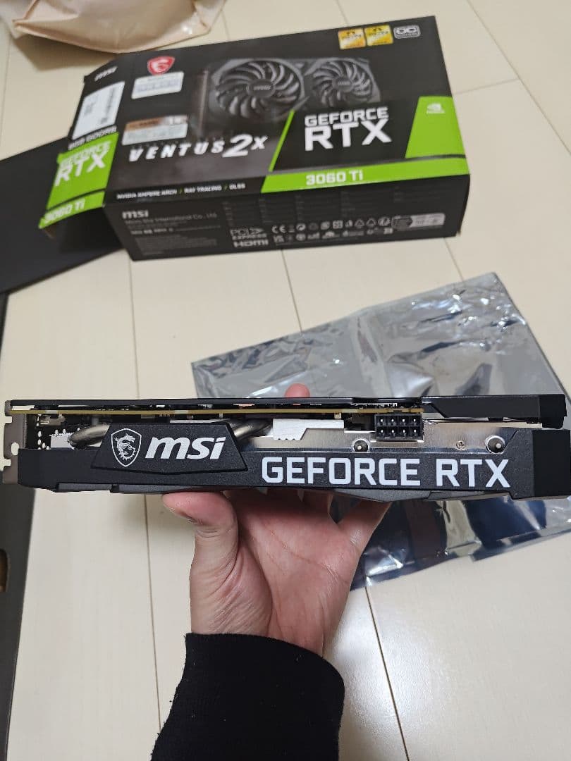 グラフィックボード・グラボ・ビデオカード MSI GeForce RTX 3060 Ti Ventus 2X